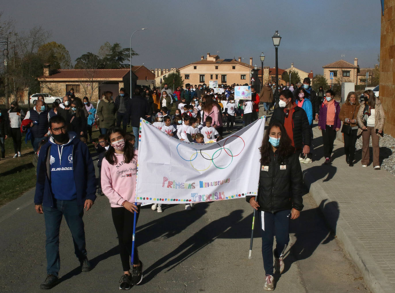 Inauguración del polideportivo de Trescasas. 