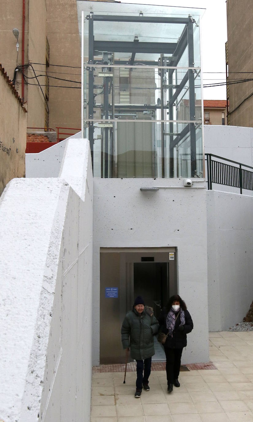 Inauguración de los ascensores de San José-El Palo Mirasierra 