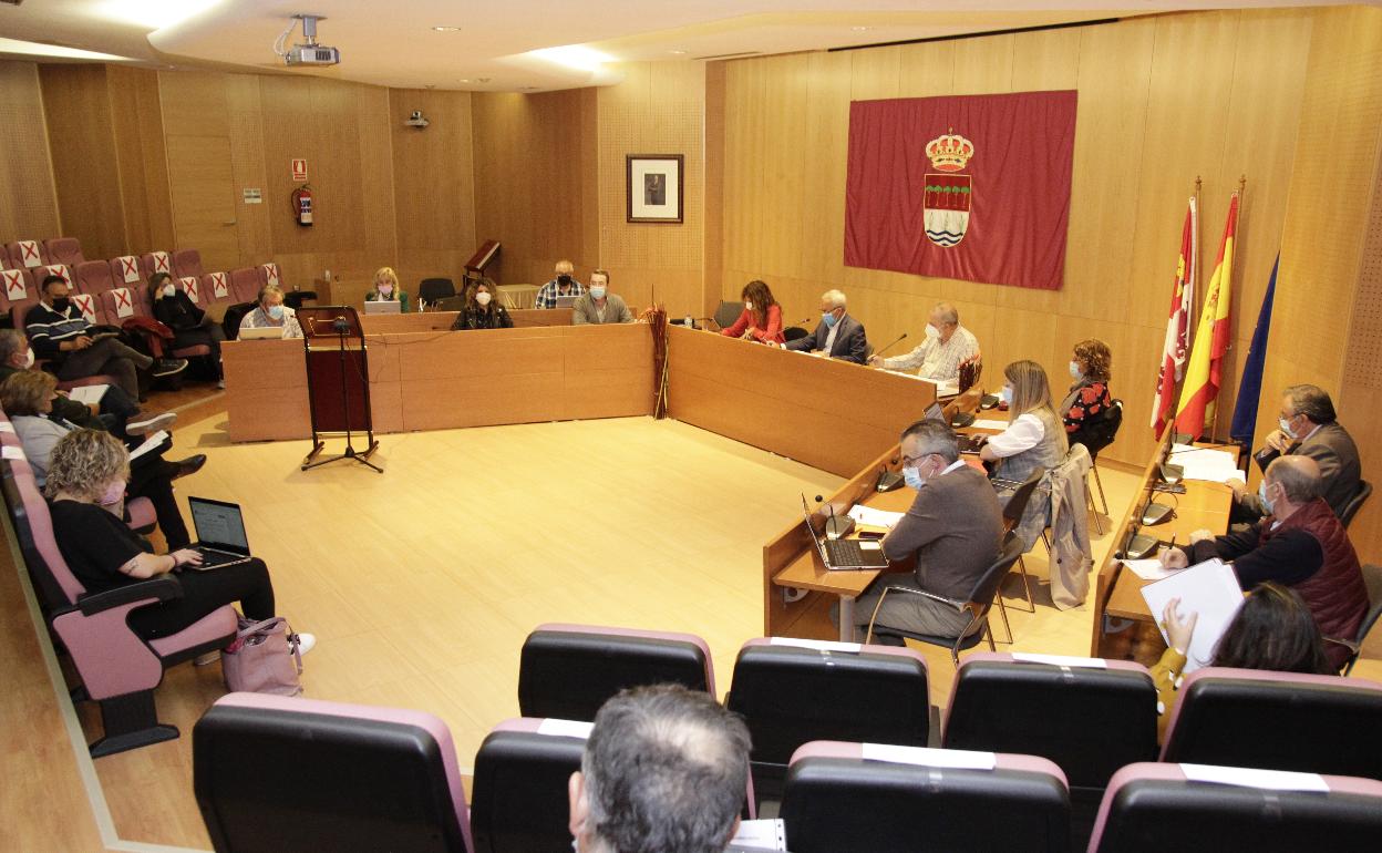 Imagen del pleno municipal de Laguna de Duero 