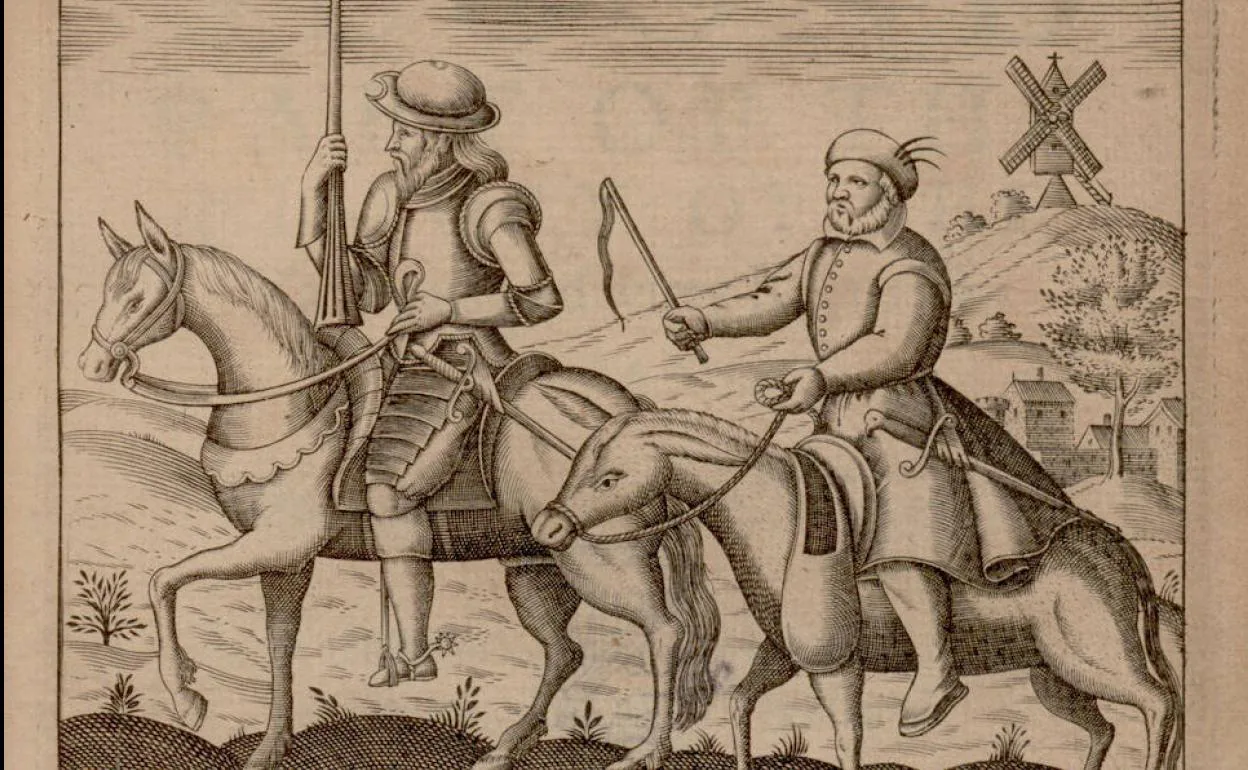 Ilustración para la segunda parte del Quijote.
