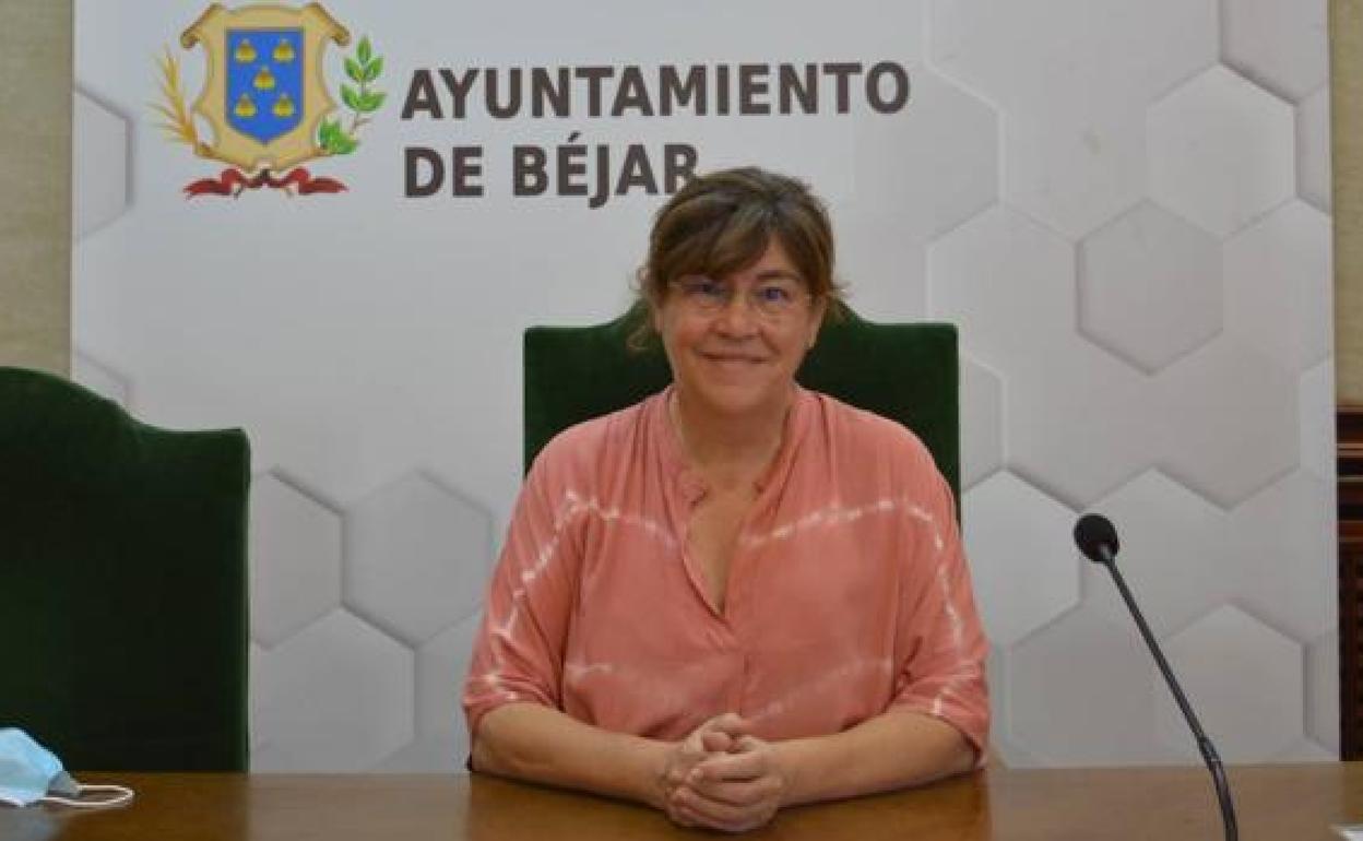 Elena Martín, alcaldesa de Béjar. 