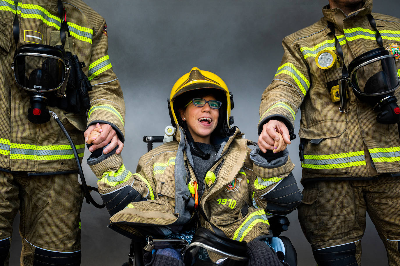 Fotos: Calendario solidario de los Bomberos de Burgos destinado a APACE