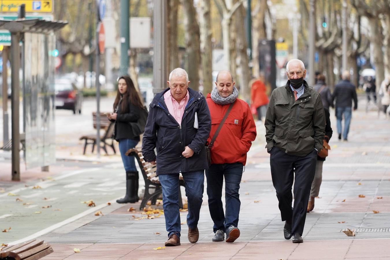 Fotos: El frío de otoño se instala en Valladolid