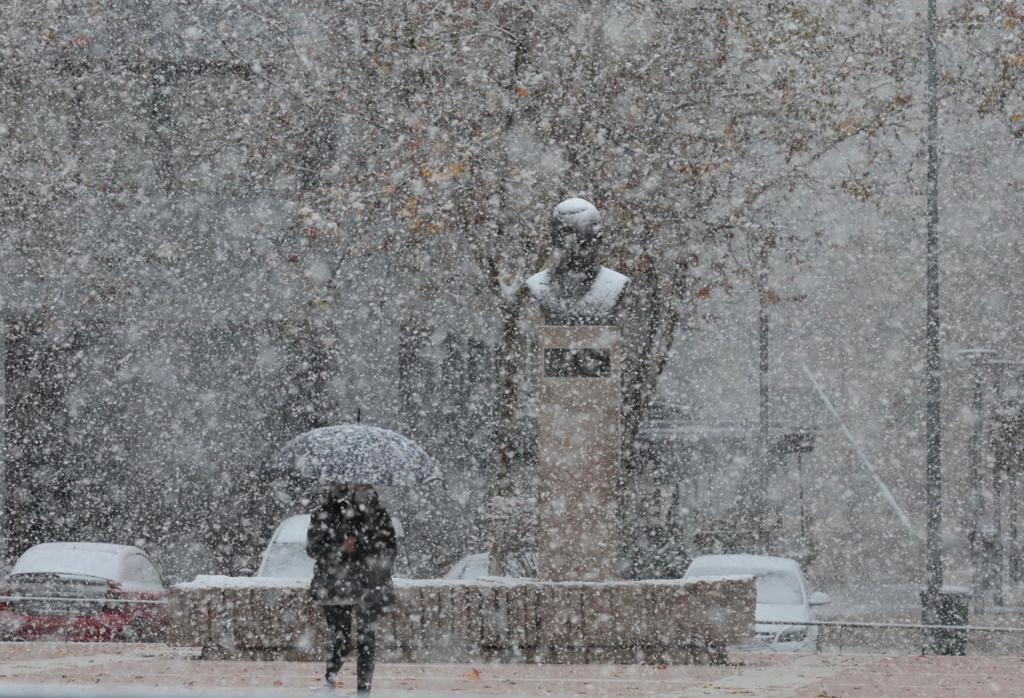 Fotos: Llega a Valladolid la primera nevada desde &#039;Filomena&#039;