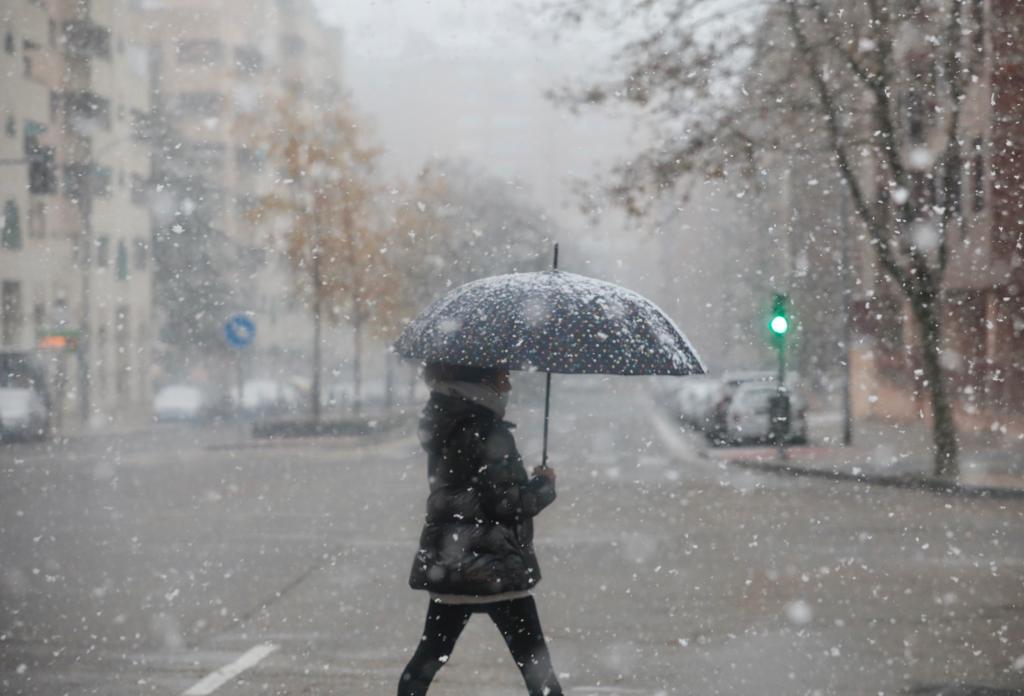 Fotos: Llega a Valladolid la primera nevada desde &#039;Filomena&#039;