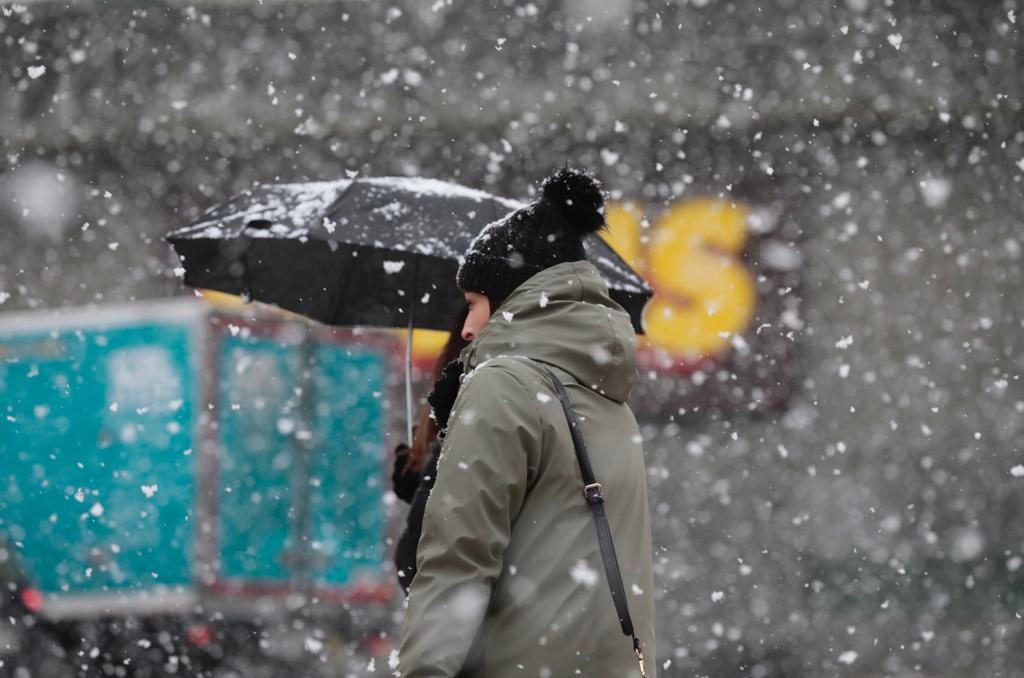 Fotos: Llega a Valladolid la primera nevada desde &#039;Filomena&#039;