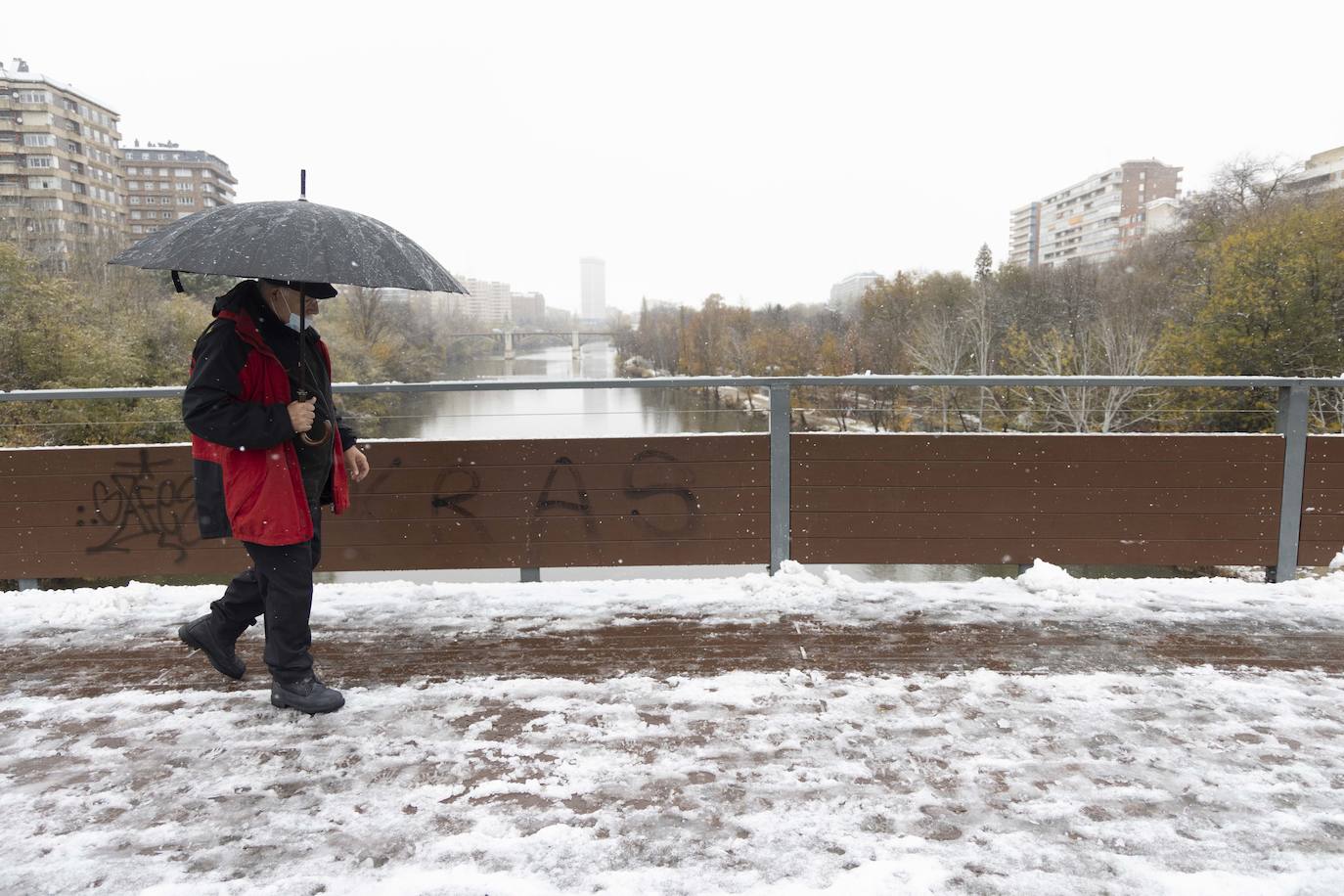 Fotos: Llega a Valladolid la primera nevada desde &#039;Filomena&#039; (2/2)