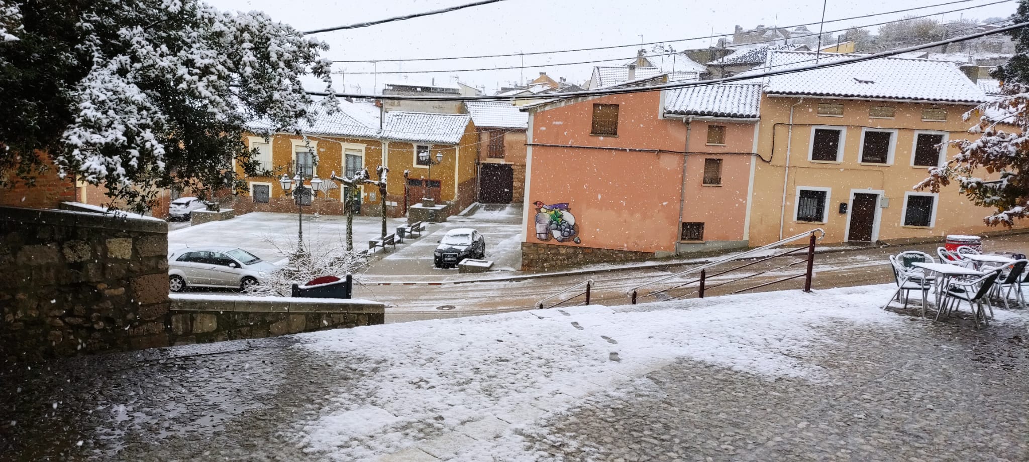 Nieve en Mucientes. 