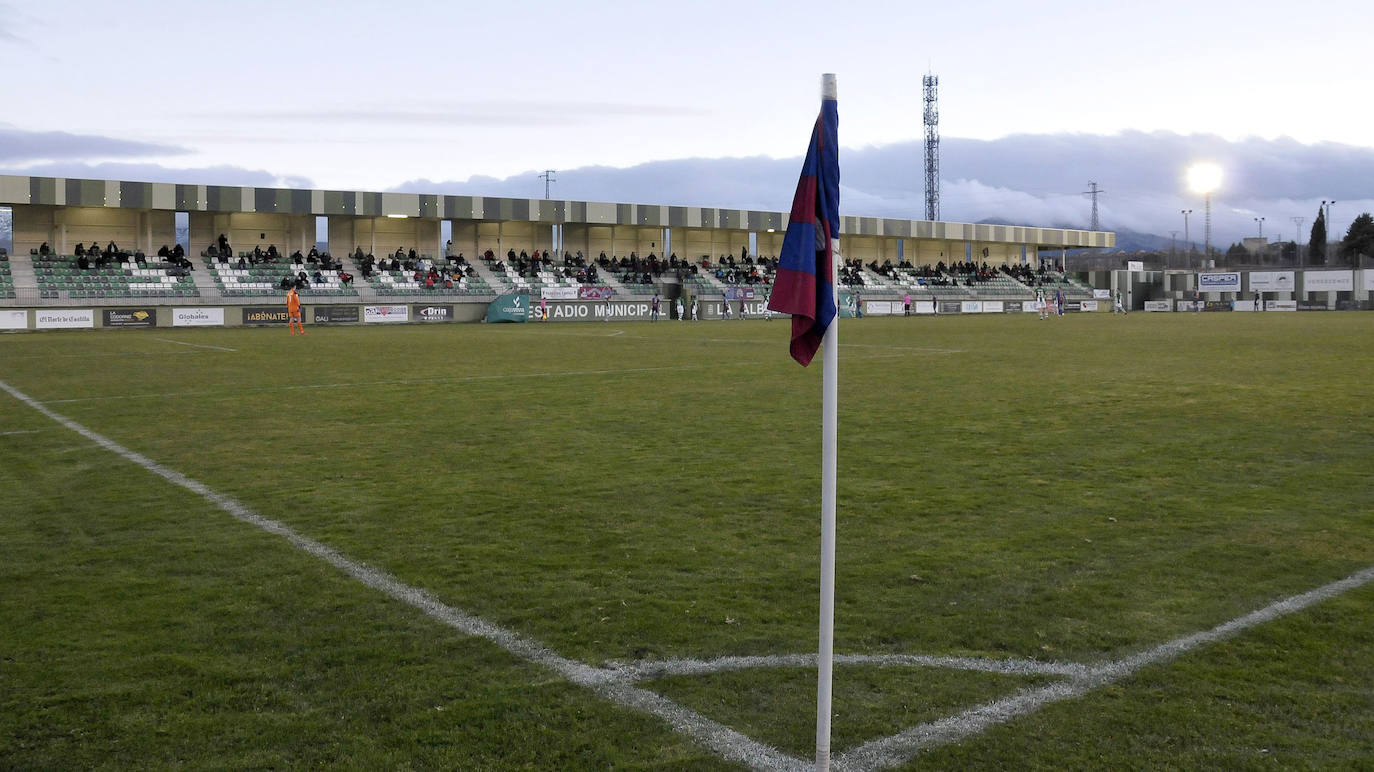 Campo de fútbol de La Albuera, escenario de los dos partidos de Copa del Rey del Unami y la Segoviana.