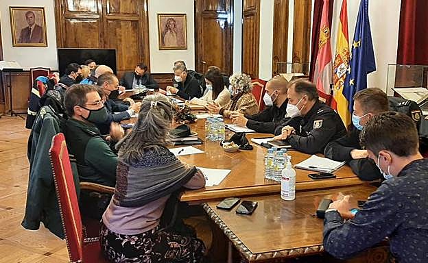 Reunión de la Junta de Seguridad Local.