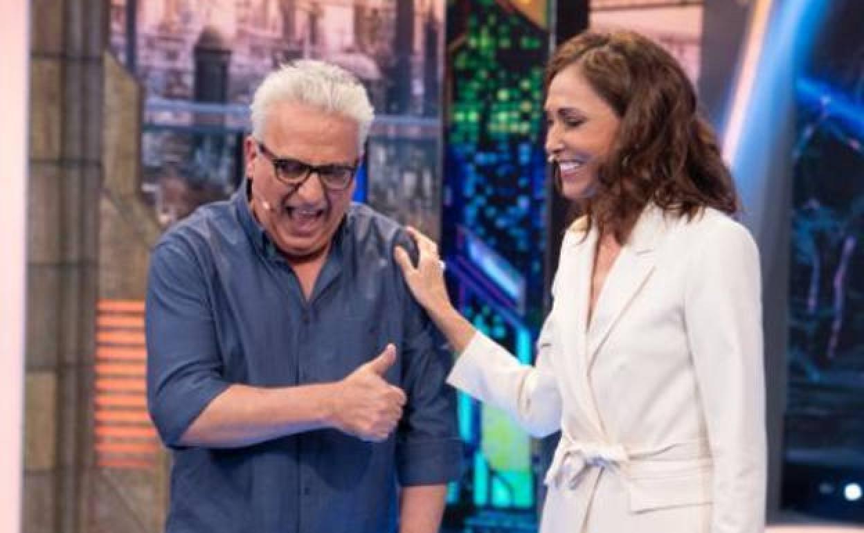 Leo Harlem y María Barranco en 'El Hormiguero'. 