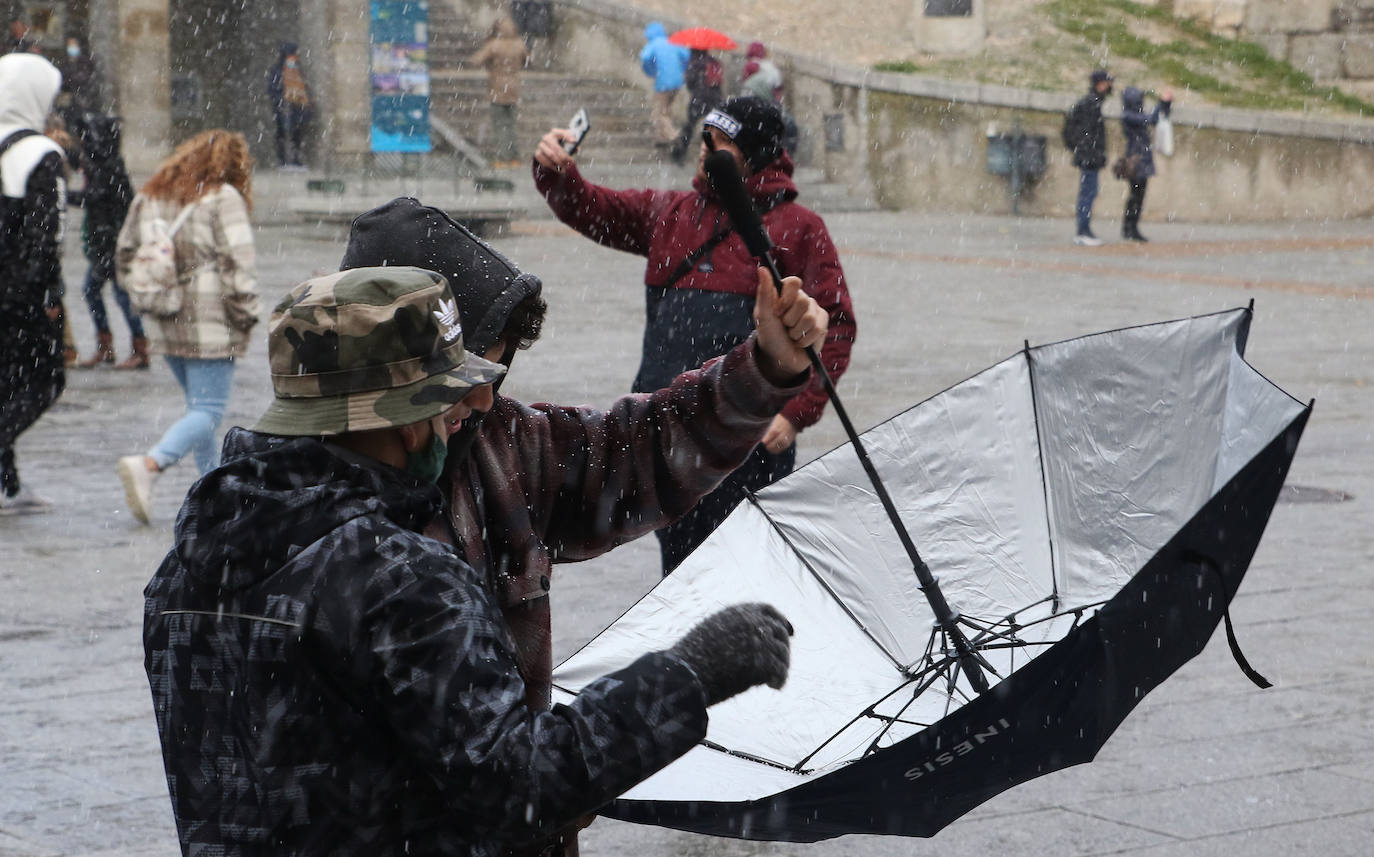 Frío y nieve en Segovia y su provincia 
