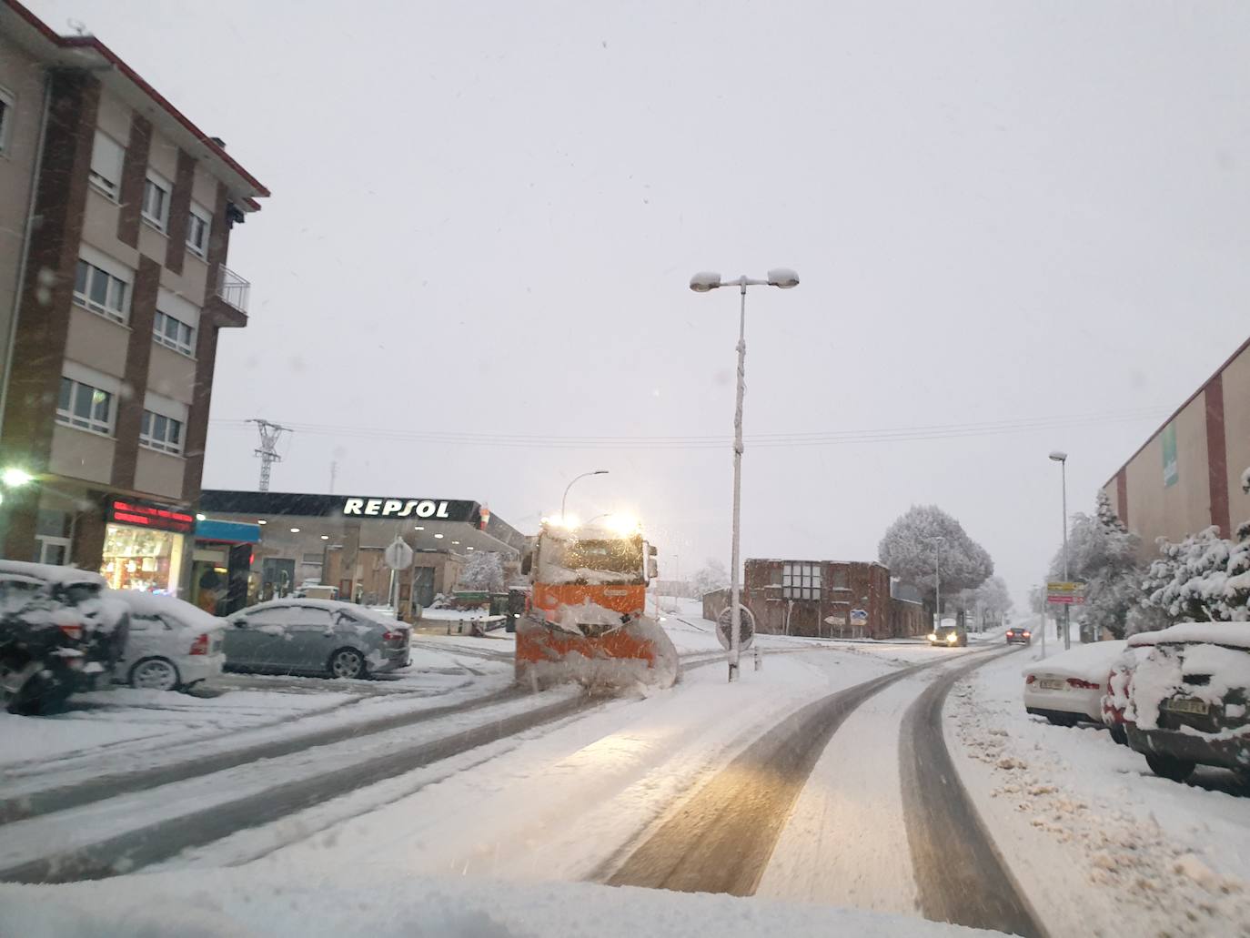 Fotos: Nieve en la comarca de Aguilar de Campoo