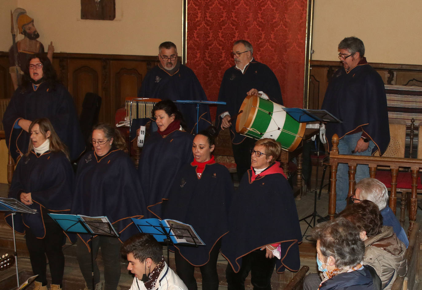 Belén monumental segoviano en la Iglesia del Seminario. 