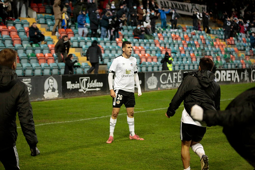 Adri Carrasco pone fin a la sequía del Salamanca UDS para derrotar al Langreo (1-0)