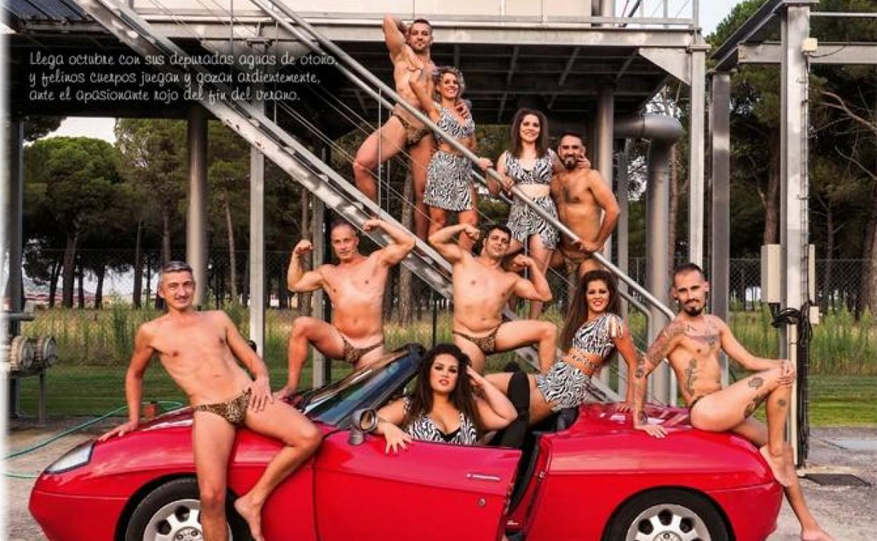 Pedrajas comienza la venta de su calendario erótico benéfico