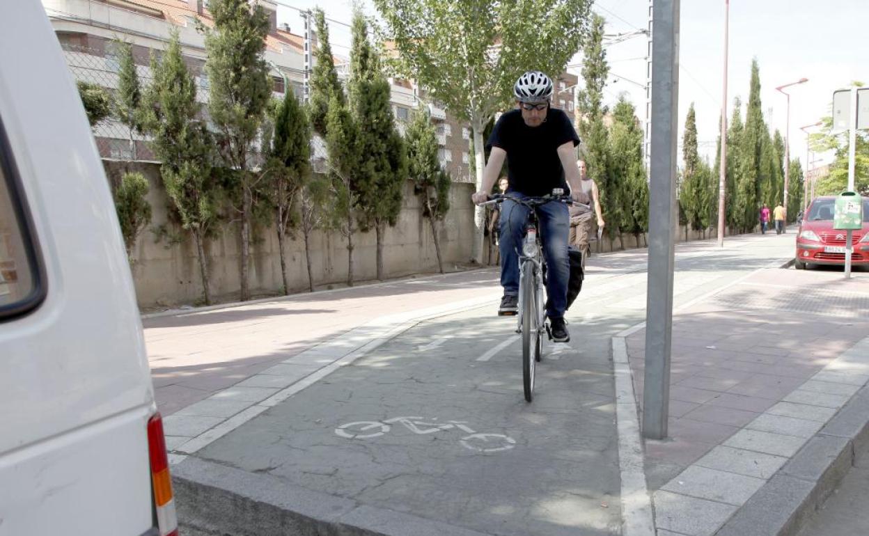 La calle Salud, uno de los puntos negros para la movilidad. 