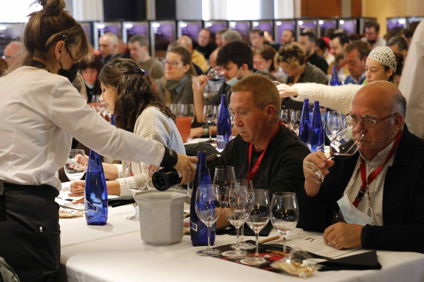 Celebración de la cata Opera Prima 2021 en Peñafiel. 