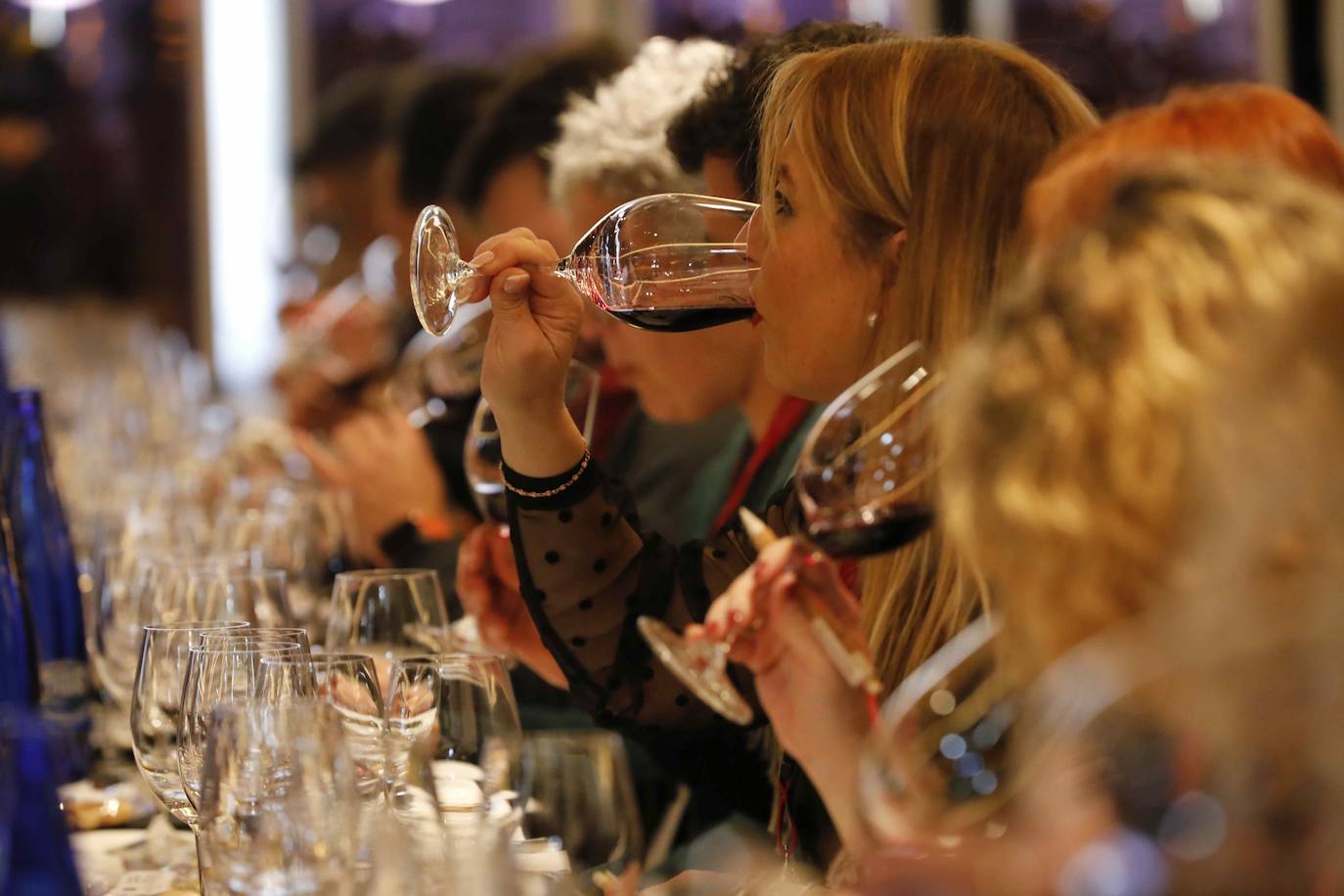 Celebración de la cata Opera Prima 2021 en Peñafiel. 