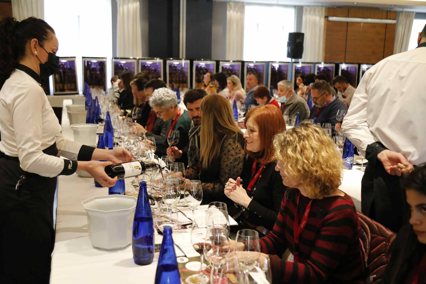 Celebración de la cata Opera Prima 2021 en Peñafiel. 