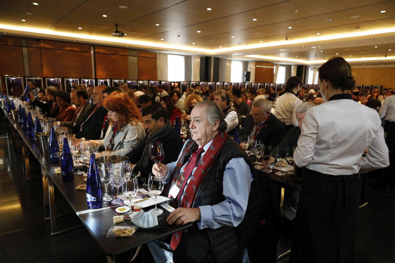 Celebración de la cata Opera Prima 2021 en Peñafiel. 