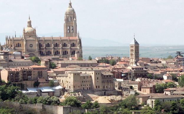 Vista de Segovia desde El Terminillo. 