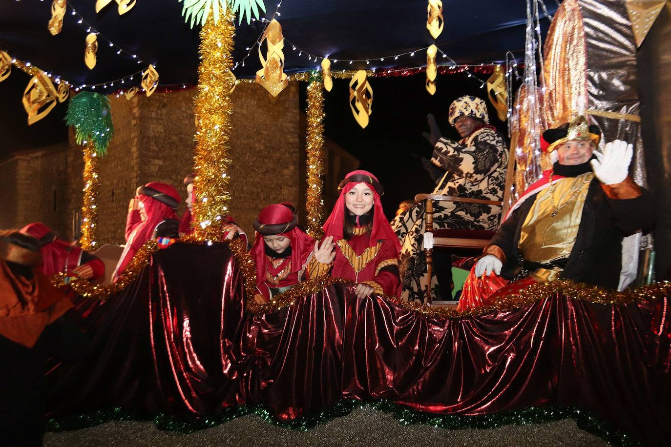 Cabalgata de Reyes en Cuéllar en 2019.