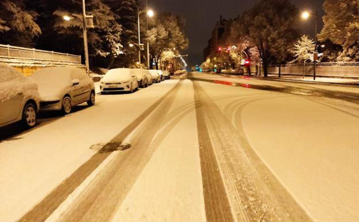 Nevada registrada en noviembre en Burgos.