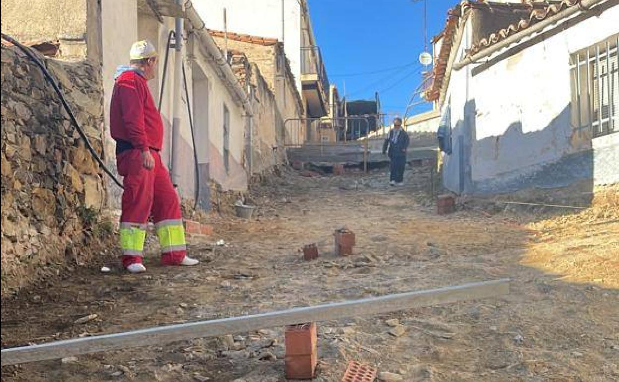 Inicio de las obras en Alba de Tormes.