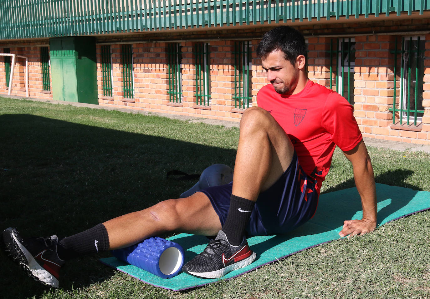 Ejercicios de recuperación en La Albuera.
