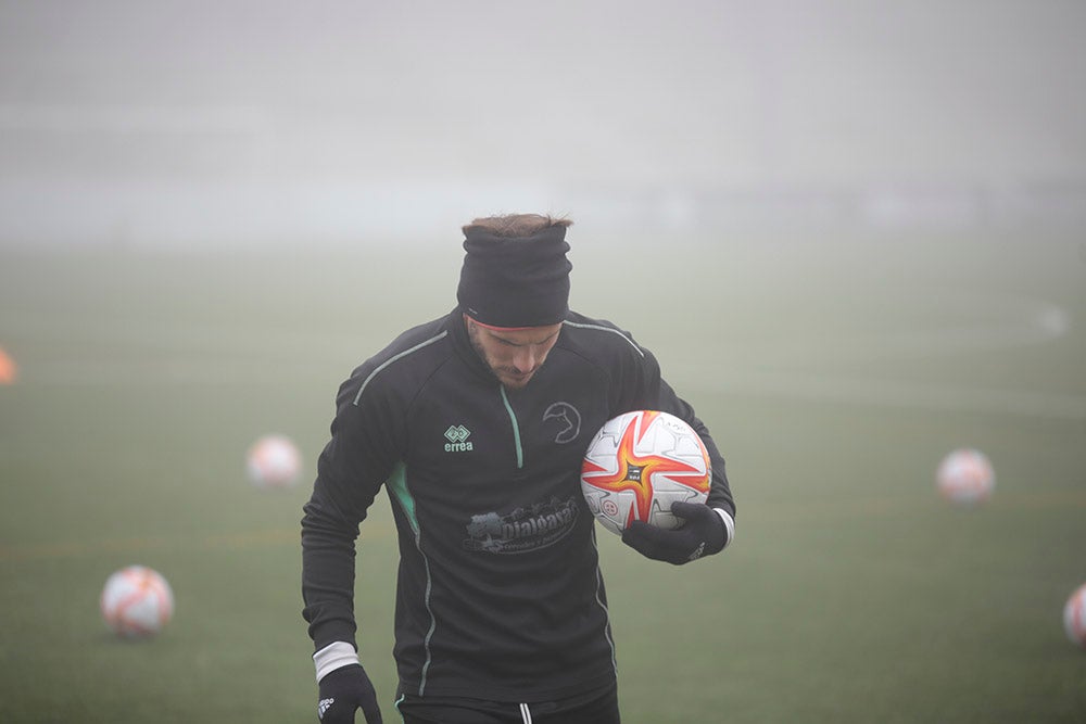 Entrenamiento de Unionistas en el Reina Sofía para preparar el partido de Copa del Rey ante el Elche CF