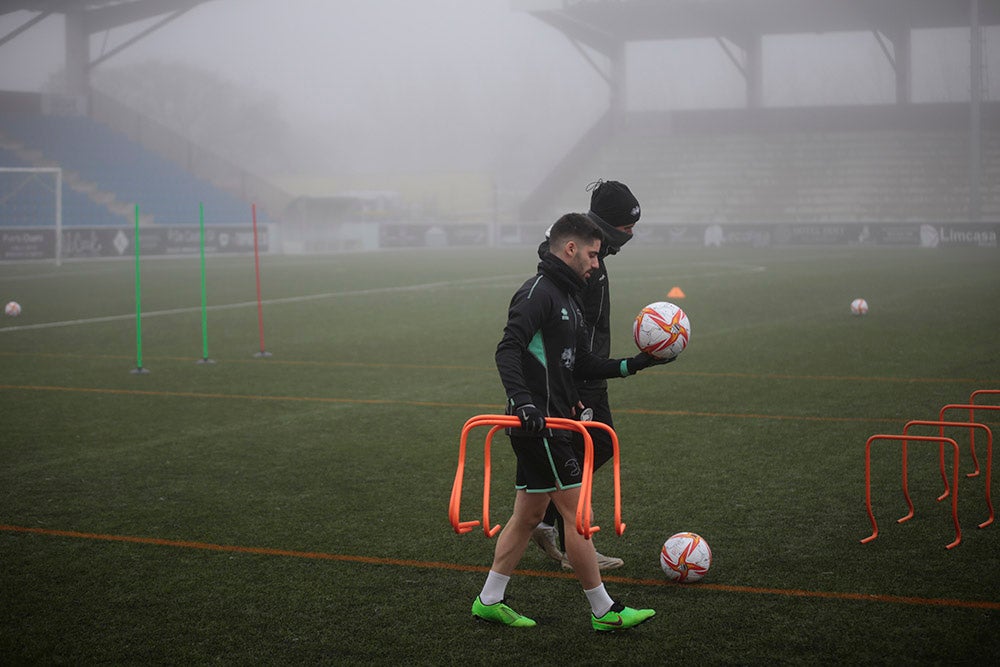 Entrenamiento de Unionistas en el Reina Sofía para preparar el partido de Copa del Rey ante el Elche CF