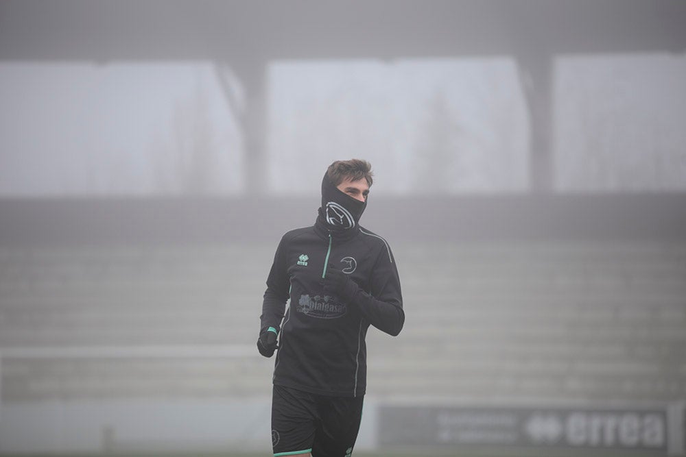 Entrenamiento de Unionistas en el Reina Sofía para preparar el partido de Copa del Rey ante el Elche CF