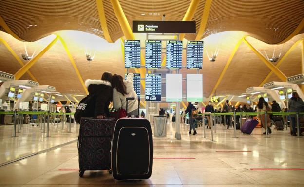 Aeropuerto de Madrid.