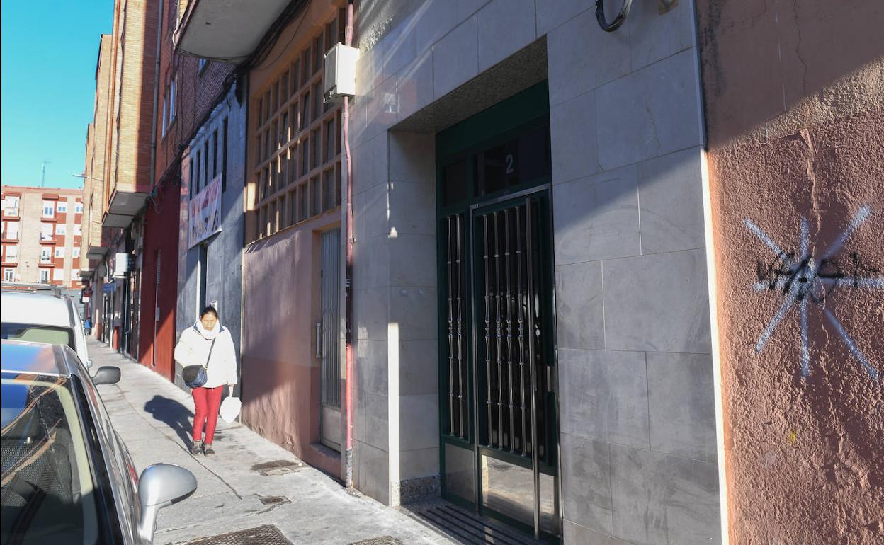 Calle Alicante, en el barrio de Delicias, donde se produjeron los hechos el lunes por la tarde. 