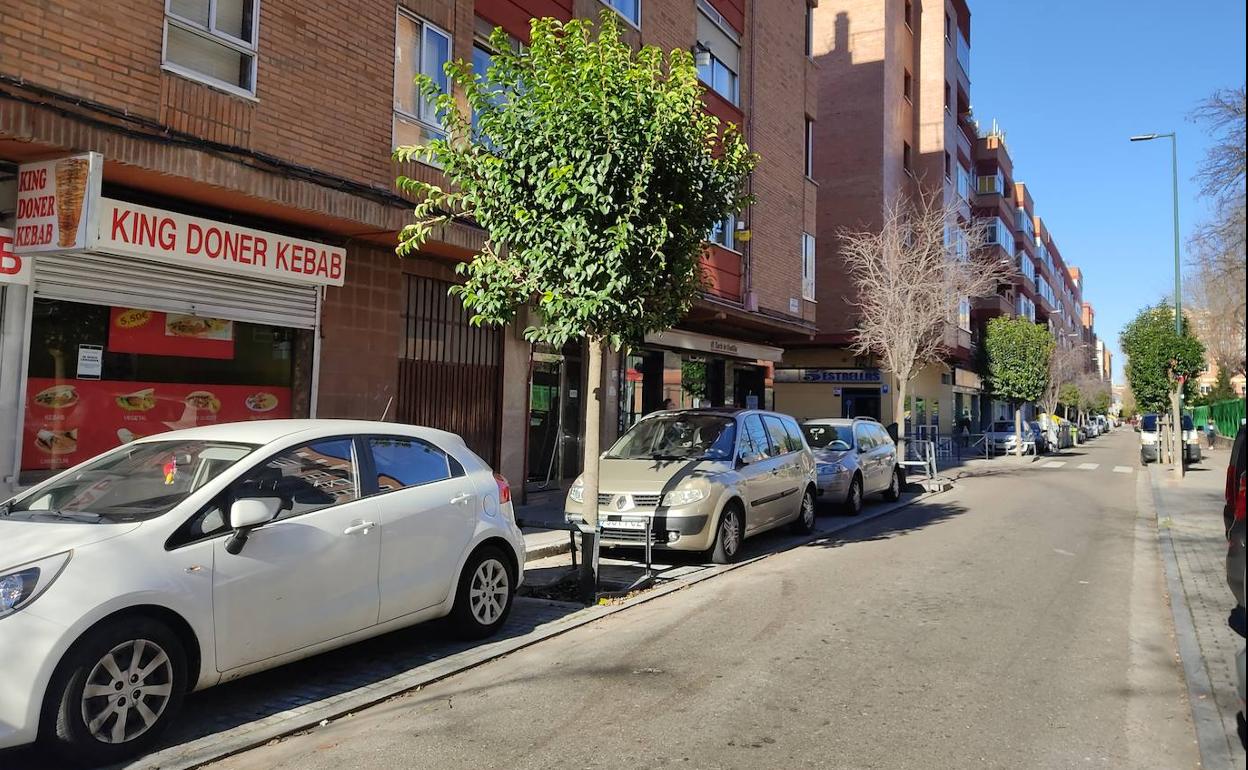 Calle Doctor Moreno, donde se produjeron los hechos. 
