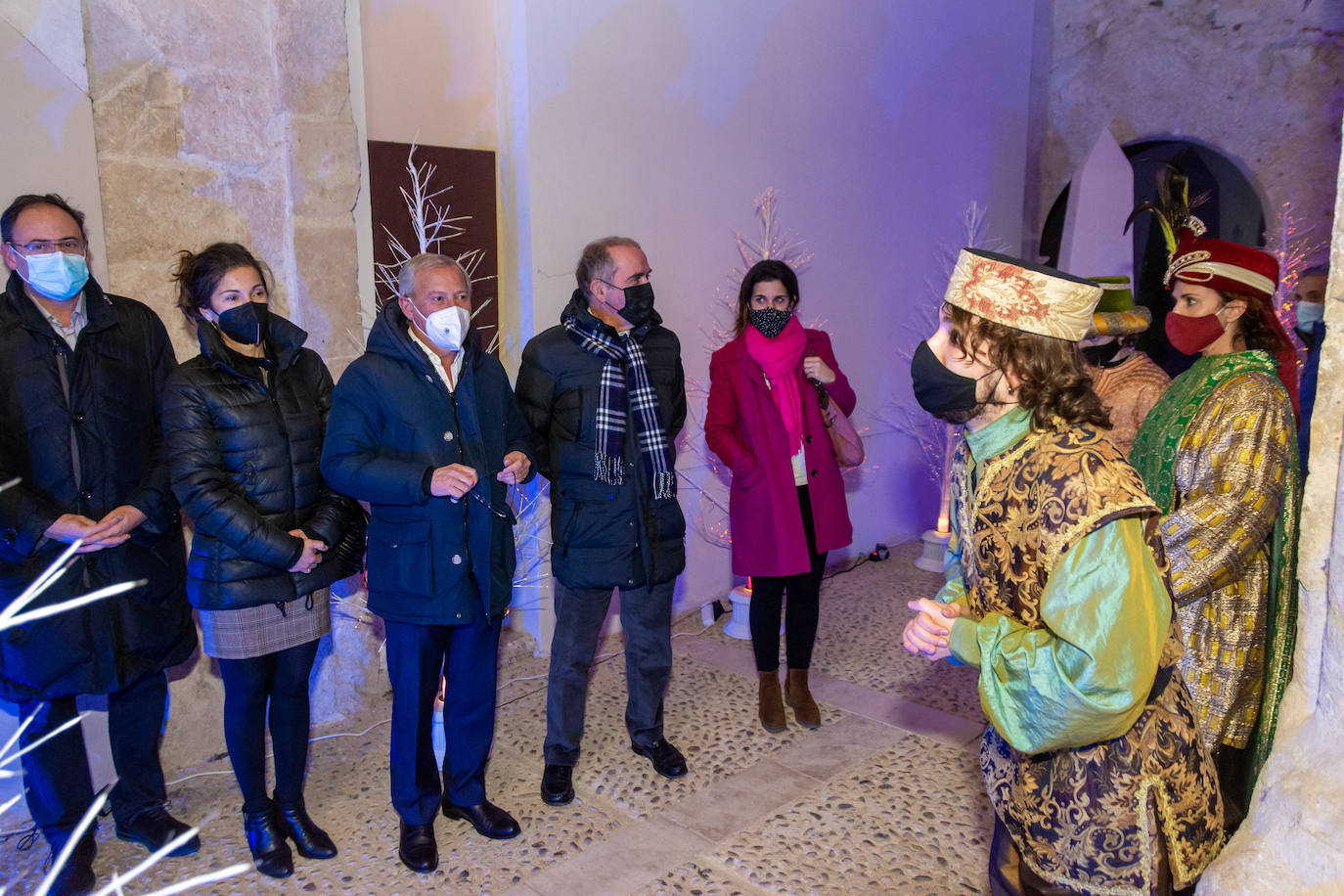 Fotos: Los pajes anuncian la próxima llegada de los Reyes a Palencia