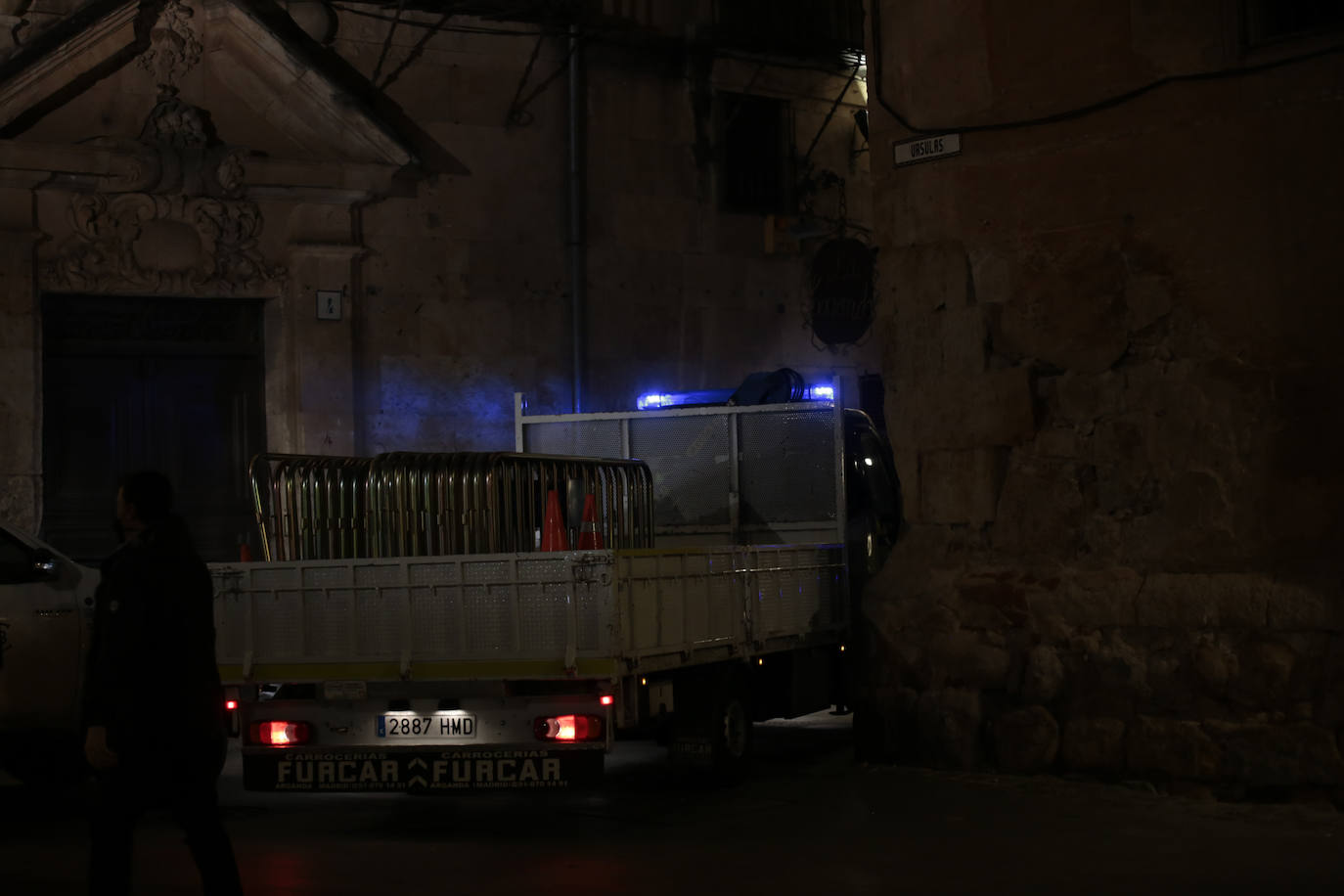 Fotos: Despliegue policial en la &#039;No Nochevieja Universitaria&#039; de Salamanca (1/2)