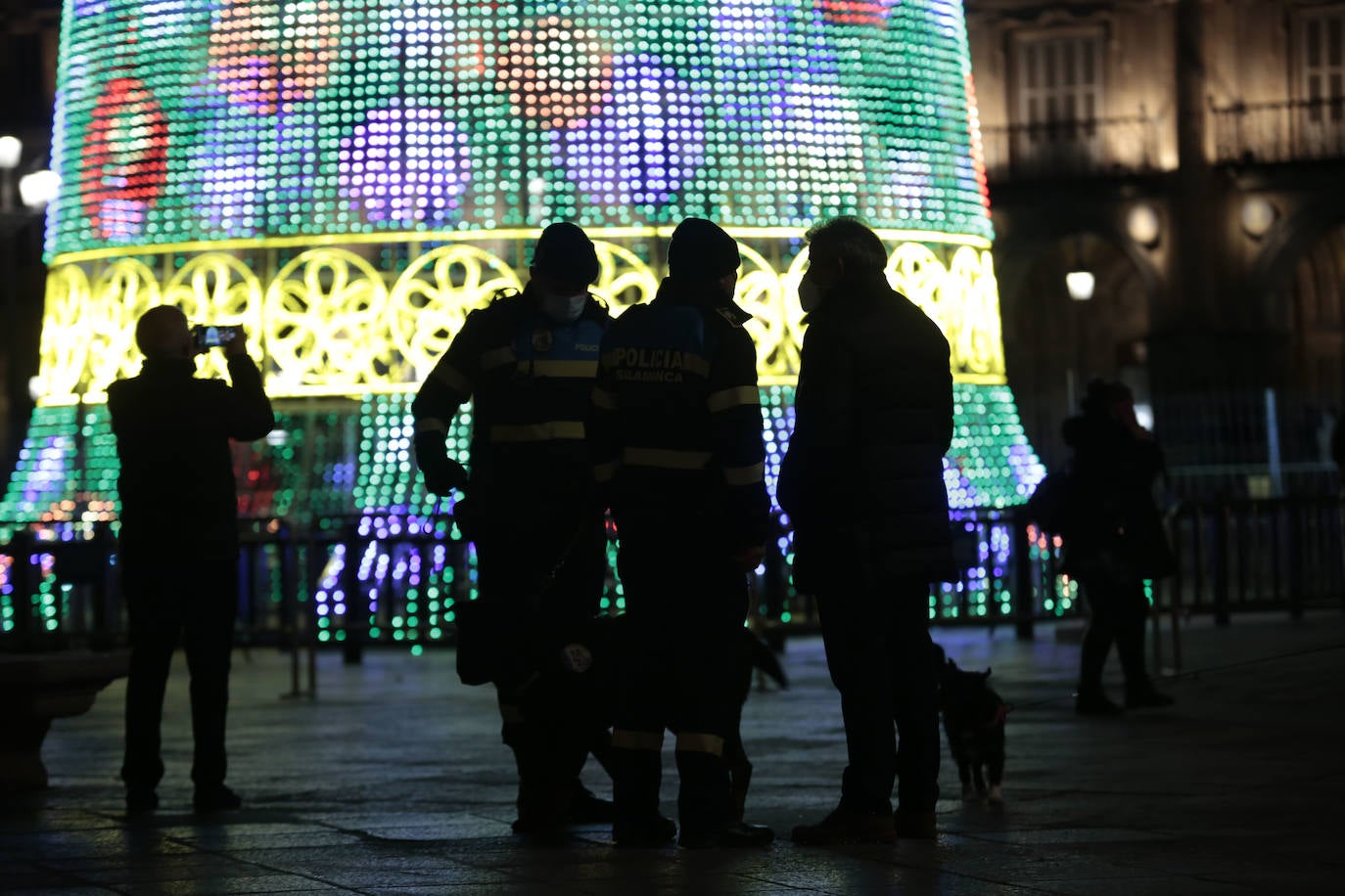 Fotos: Despliegue policial en la &#039;No Nochevieja Universitaria&#039; de Salamanca (1/2)