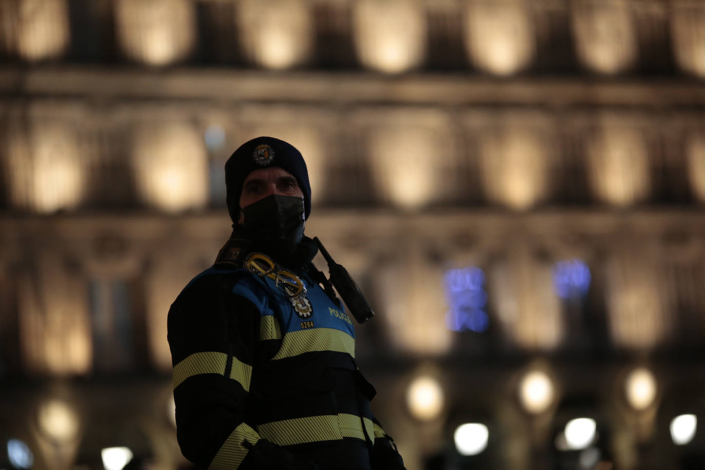Fotos: Despliegue policial en la &#039;No Nochevieja Universitaria&#039; de Salamanca (1/2)