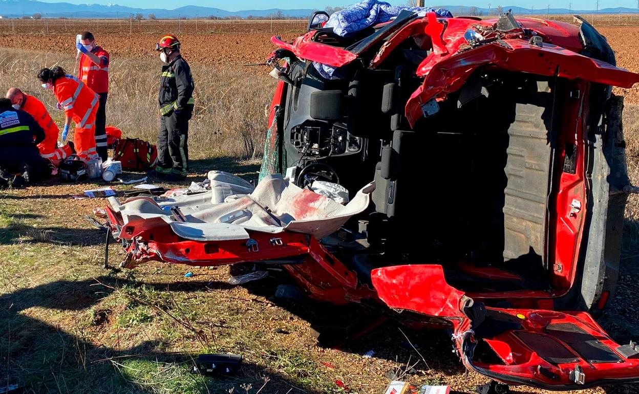 Lugar del accidente.