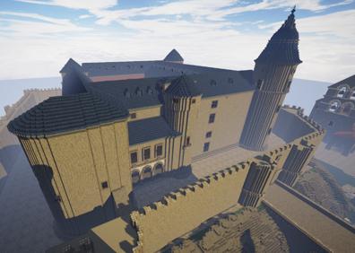 Imagen secundaria 1 - Cuatro castillos de Valladolid recreados con bloques de Minecraft