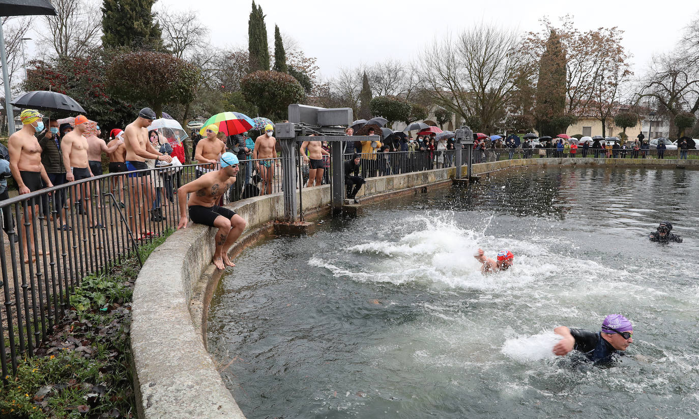 Fotos: Frío y solidario chapuzón por las asociaciones de personas con discapacidad