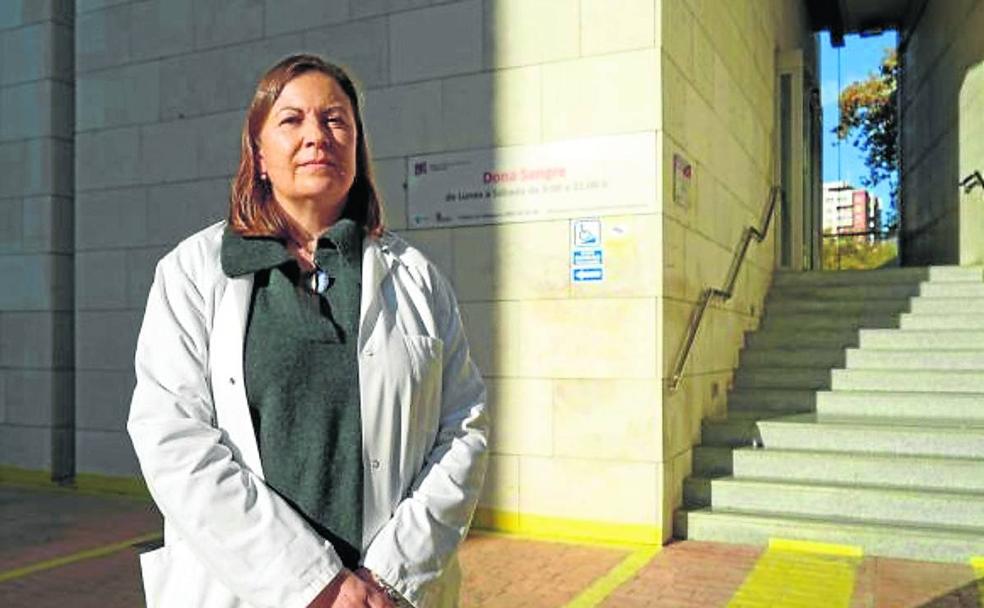 Isabel González, responsable de donaciones del Centro Hemoterapia de Castilla y León. 