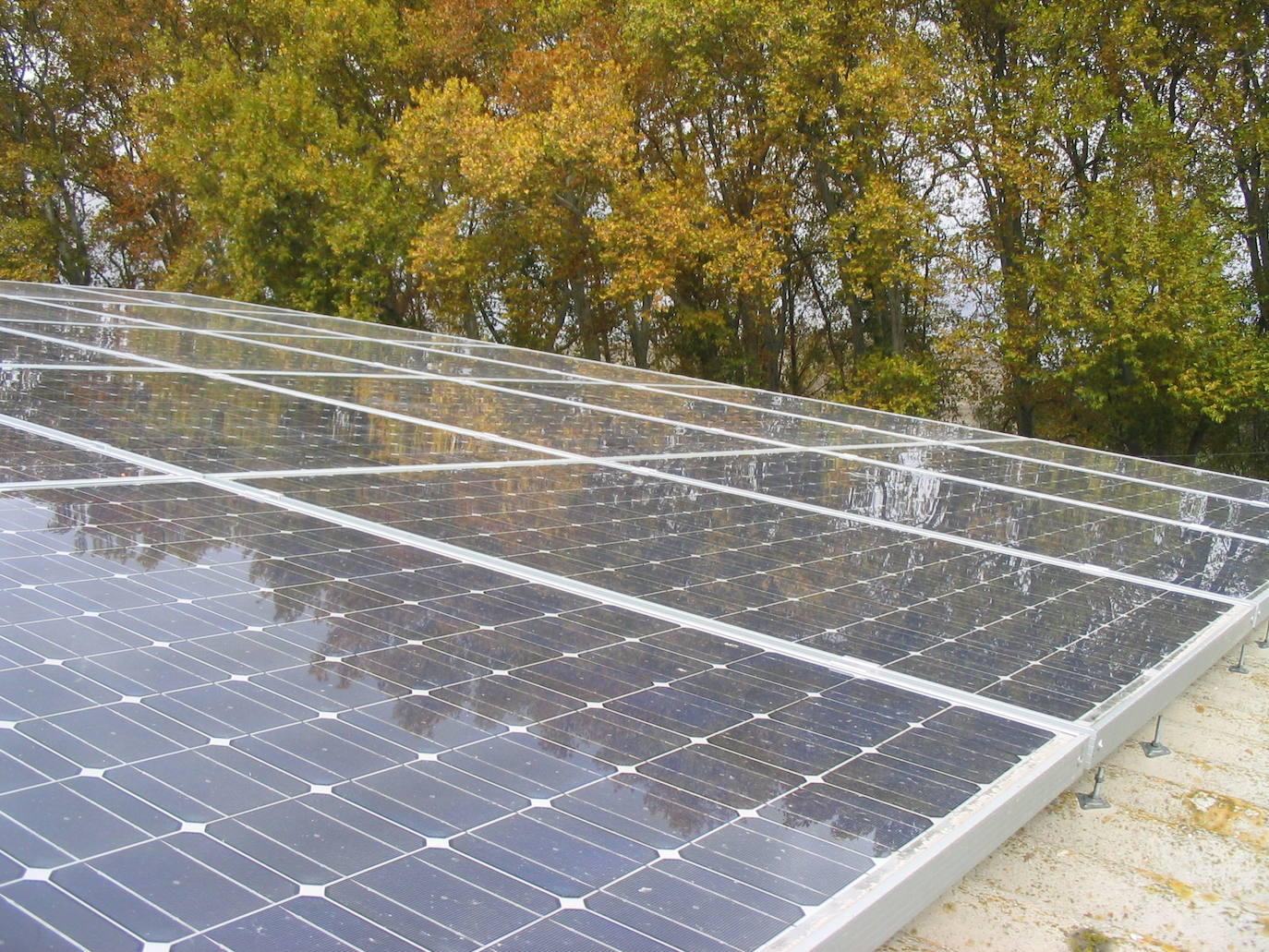 Planta fotovoltaica en Segovia.