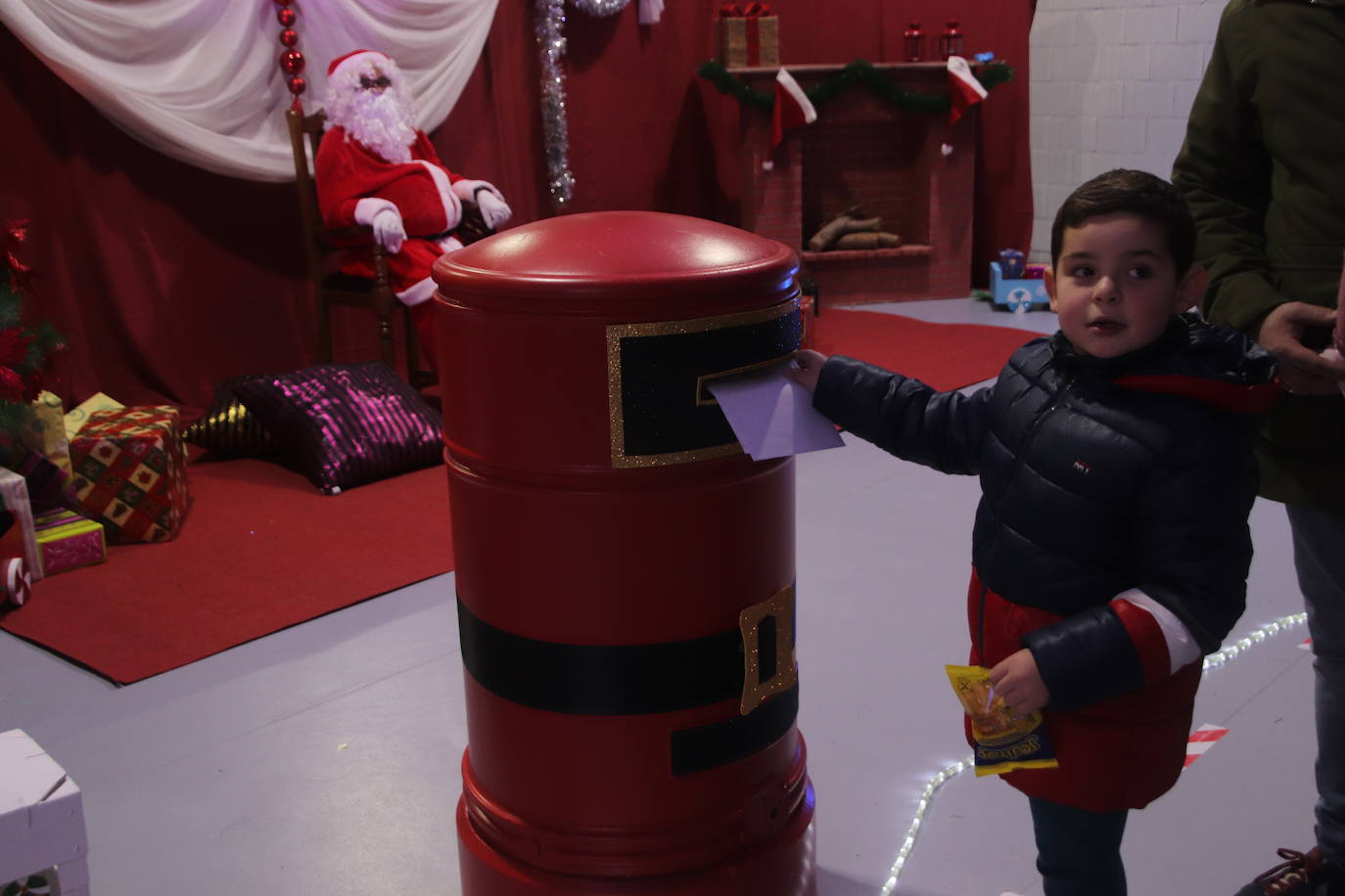 Actos con motivo de la llegada de Papá Noel a Cuéllar.