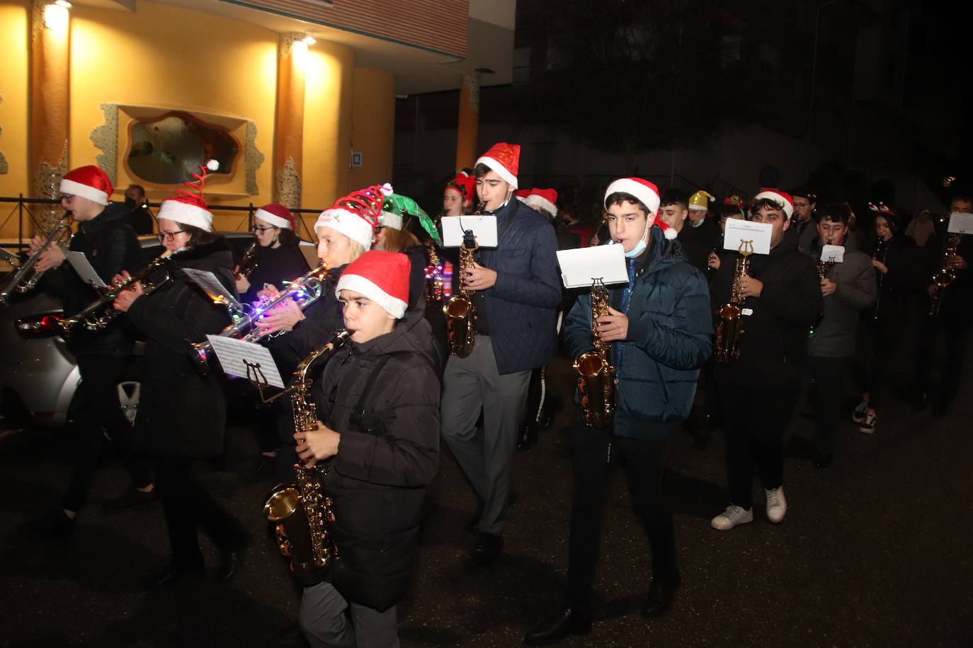 Actos con motivo de la llegada de Papá Noel a Cuéllar.