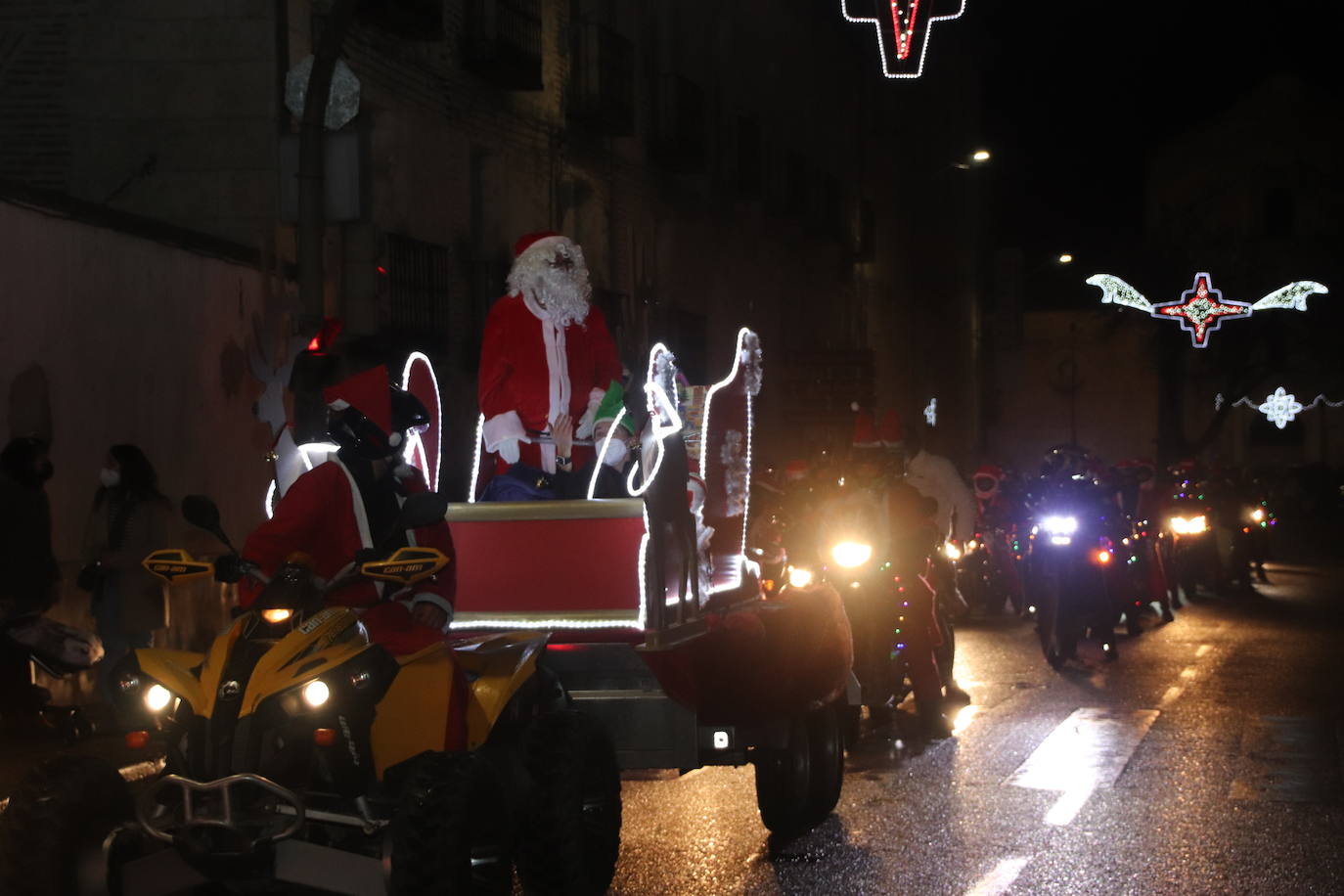 Actos con motivo de la llegada de Papá Noel a Cuéllar.