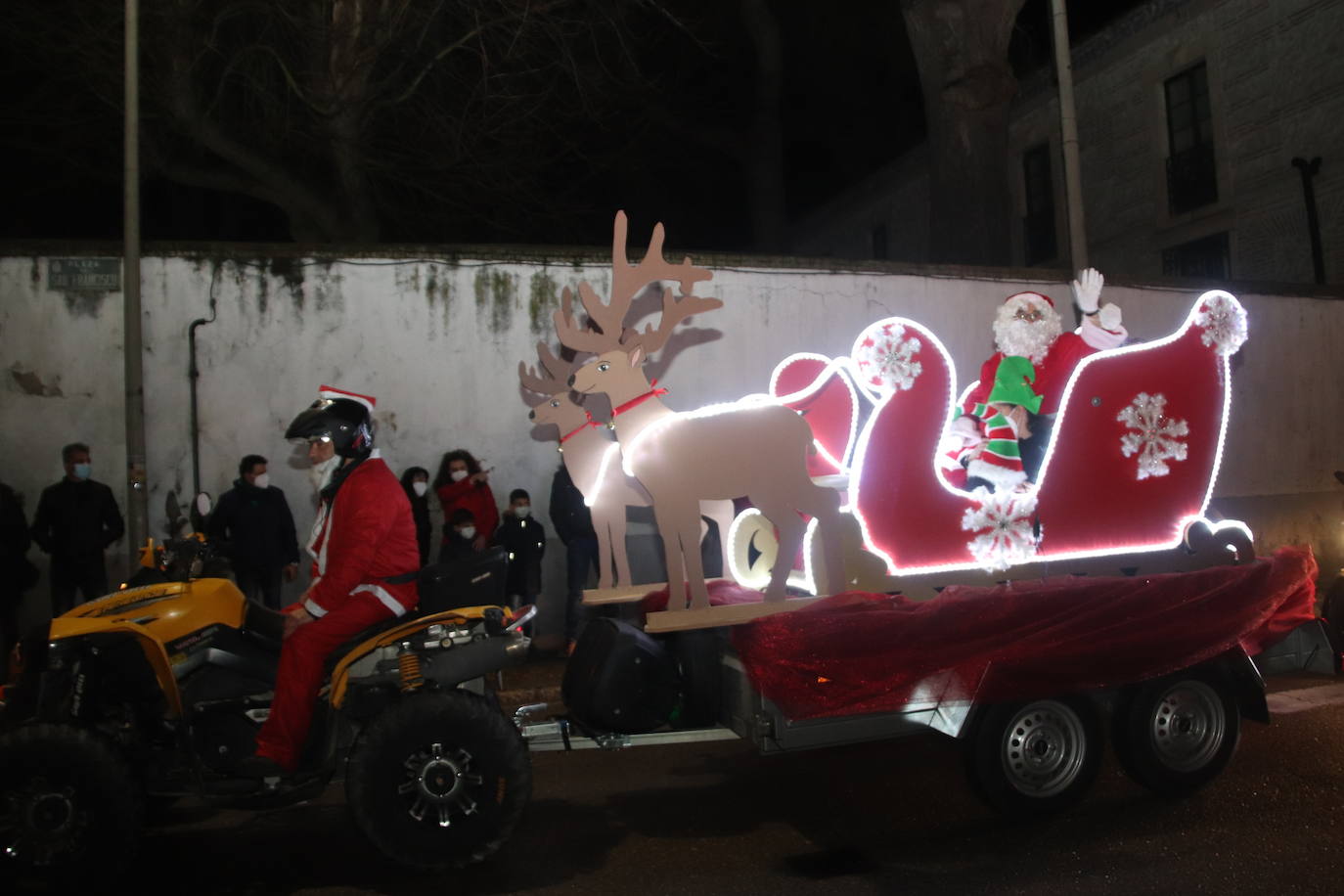 Actos con motivo de la llegada de Papá Noel a Cuéllar.