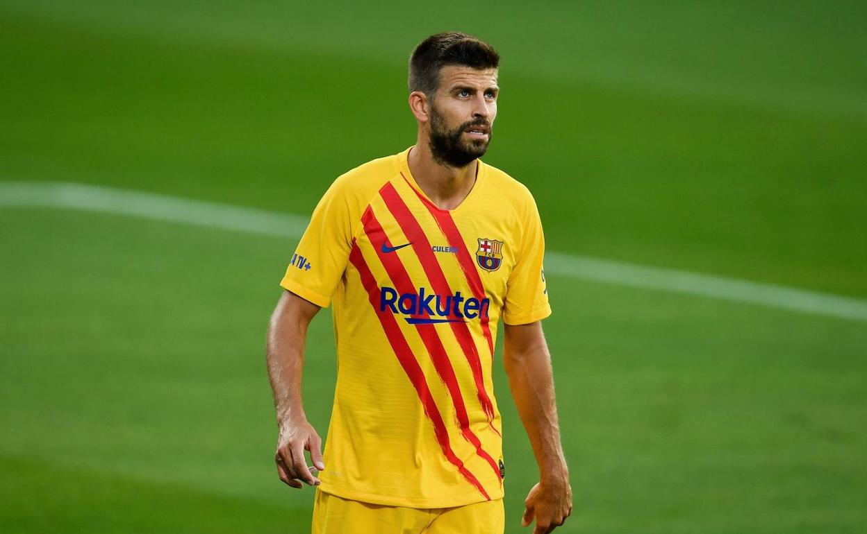El jugador del CF Barcelona Gerad Piqué.